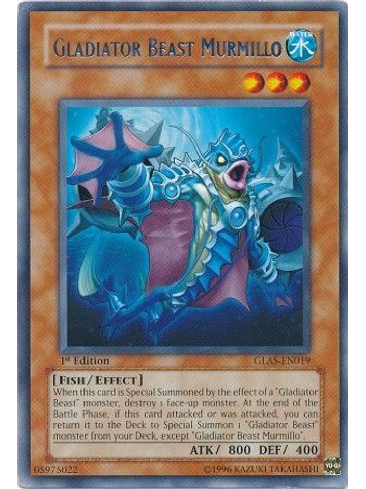 Gladiator Beast Murmillo - GLAS-EN019 - Rare 1st Edition 1