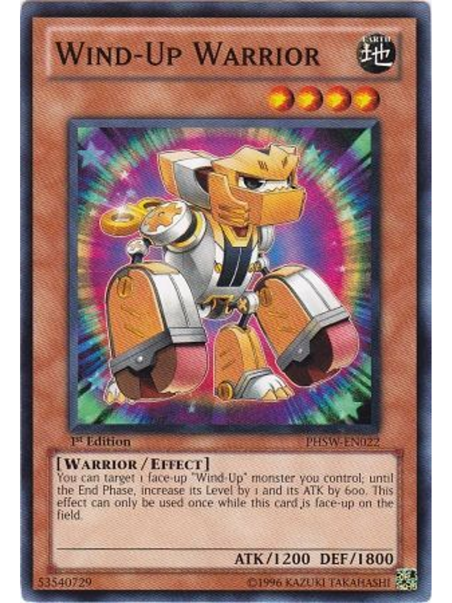 Wind-Up Warrior - PHSW-EN022 - Common 1st Edition 1