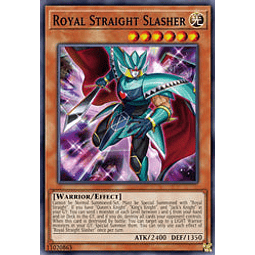 Royal Straight Slasher - BLCR-EN001 - Secret Rare 1st Edition