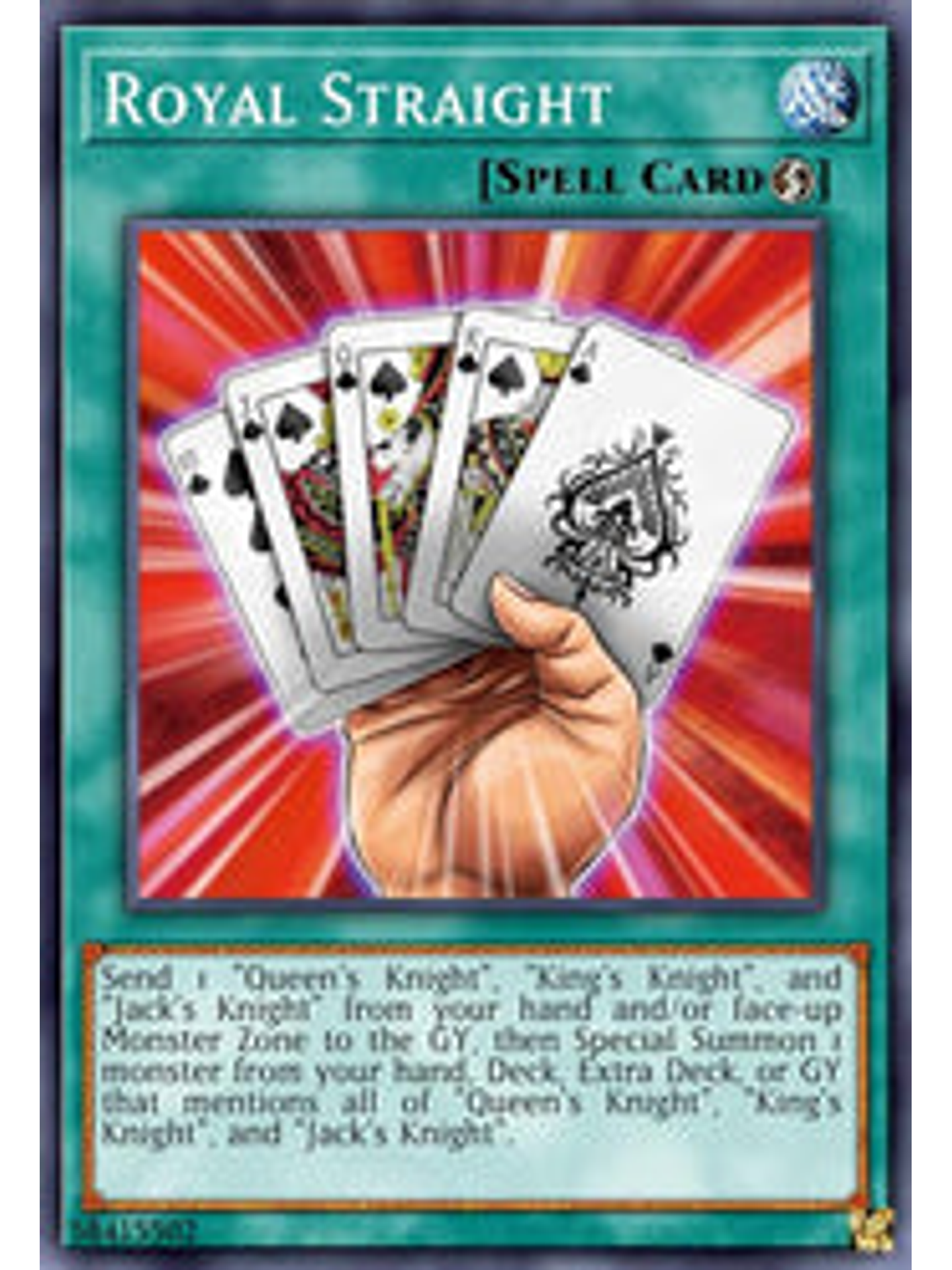 Royal Straight - BLCR-EN002 - Ultra Rare 1st Edition 1