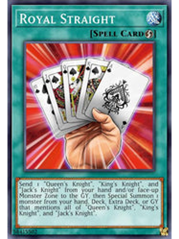 Royal Straight - BLCR-EN002 - Ultra Rare 1st Edition 1