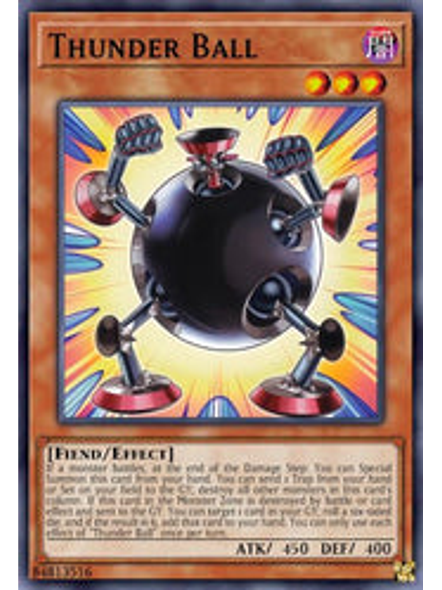 Thunder Ball - BLCR-EN004 - Ultra Rare 1st Edition 1