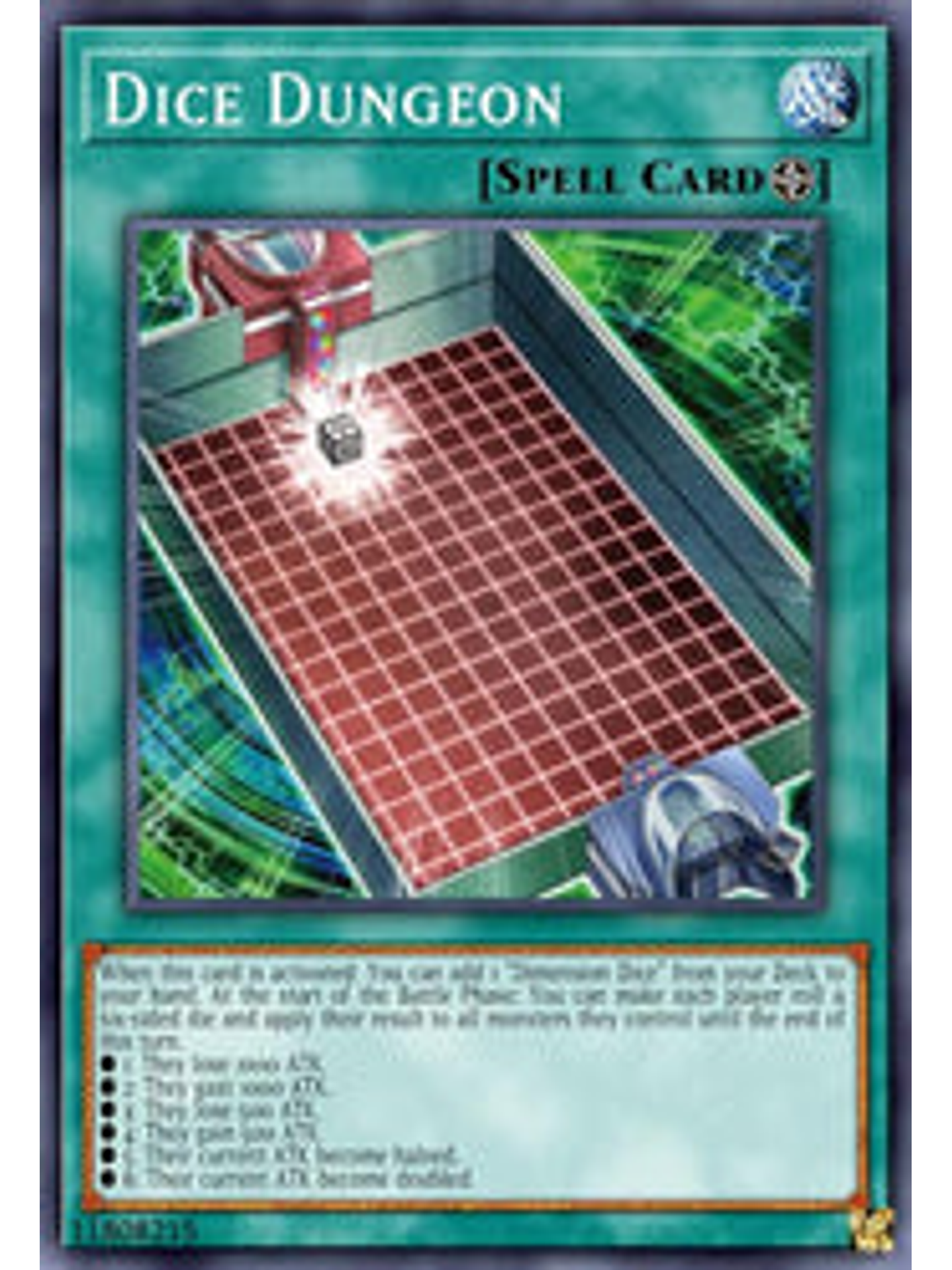 Dice Dungeon - BLCR-EN005 - Ultra Rare 1st Edition 1