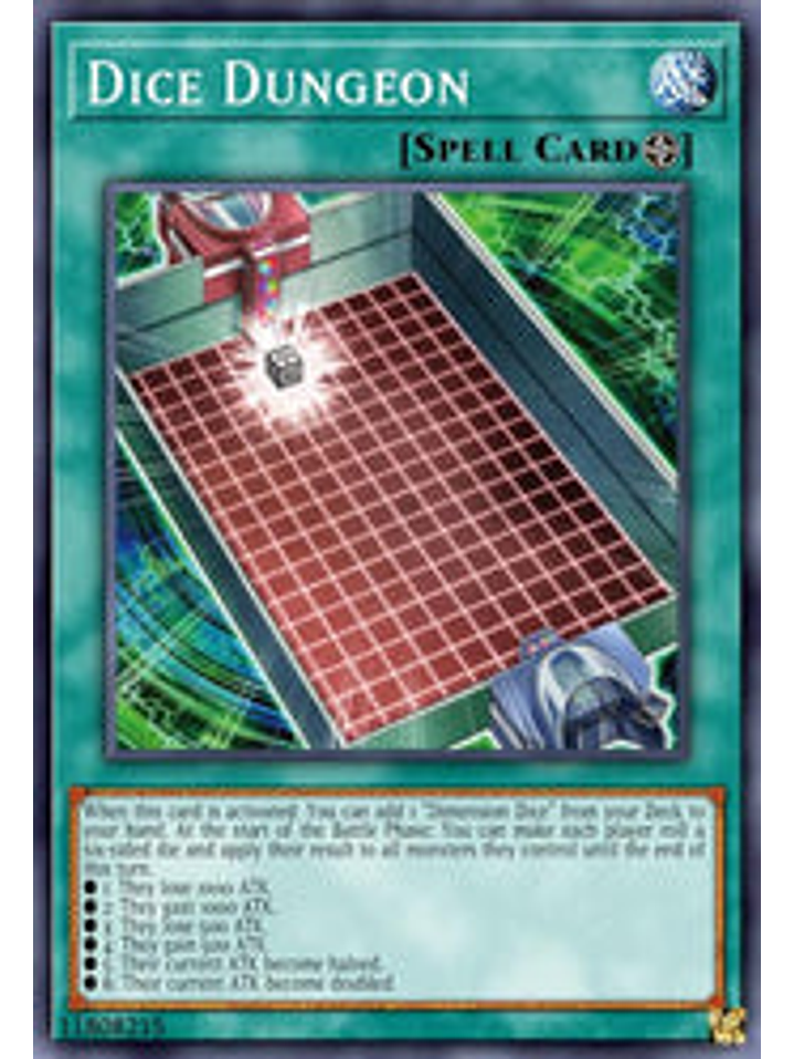 Dice Dungeon - BLCR-EN005 - Ultra Rare 1st Edition 1