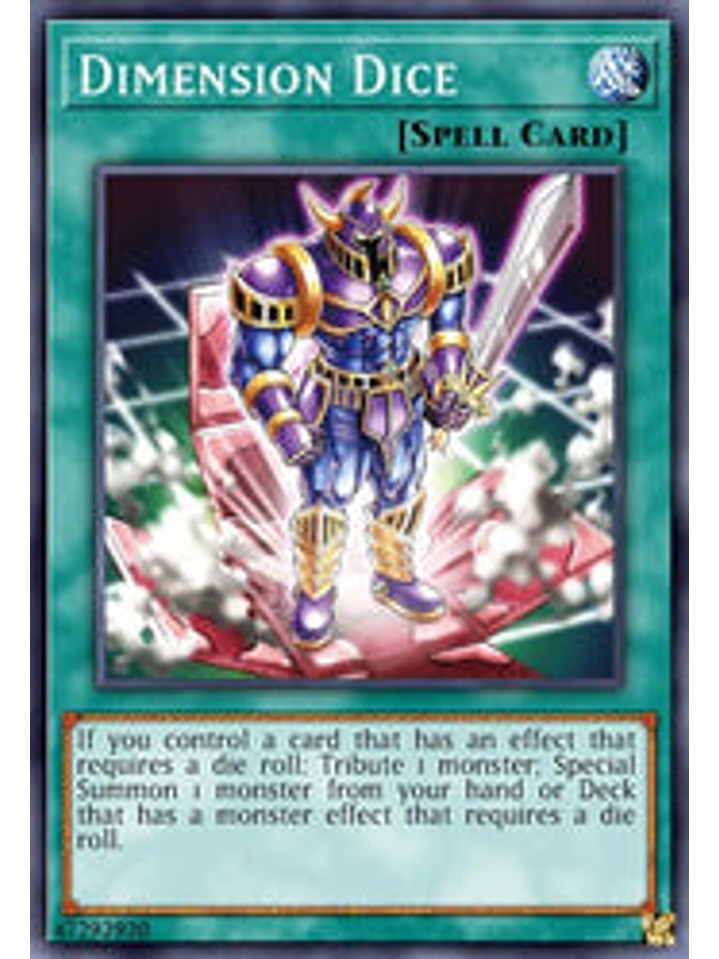 Dimension Dice - BLCR-EN006 - Ultra Rare 1st Edition 1