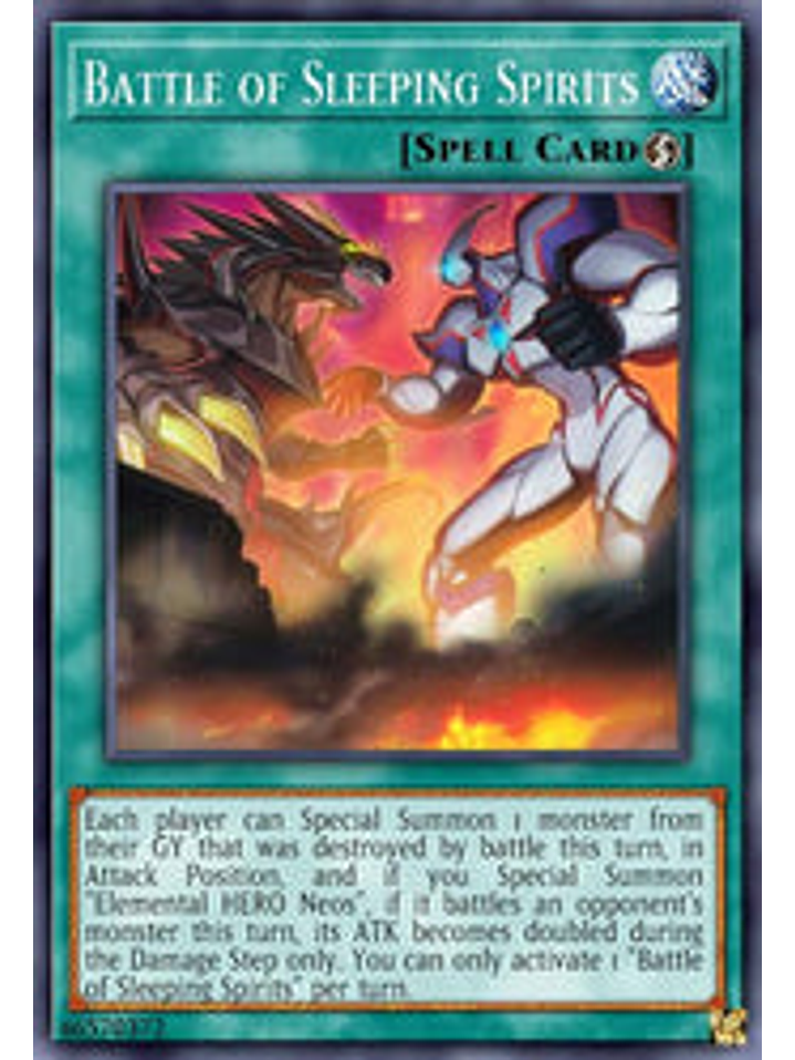 Battle of Sleeping Spirits - BLCR-EN009 - Ultra Rare 1st Edition 1