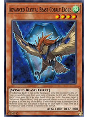 Advanced Crystal Beast Cobalt Eagle - BLCR-EN015 - Secret Rare 1st Edition