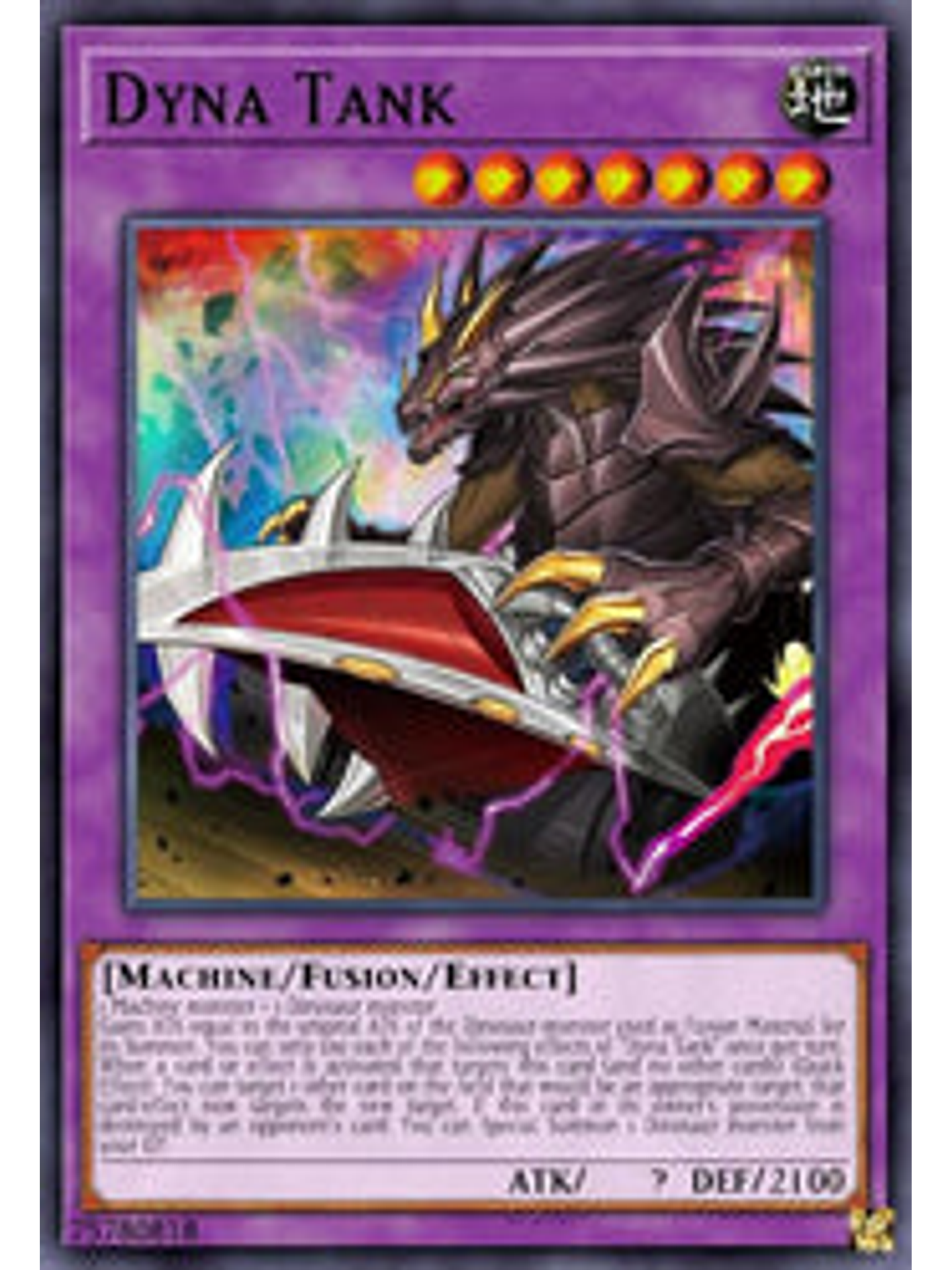 Dyna Tank - BLCR-EN018 - Ultra Rare 1st Edition 1