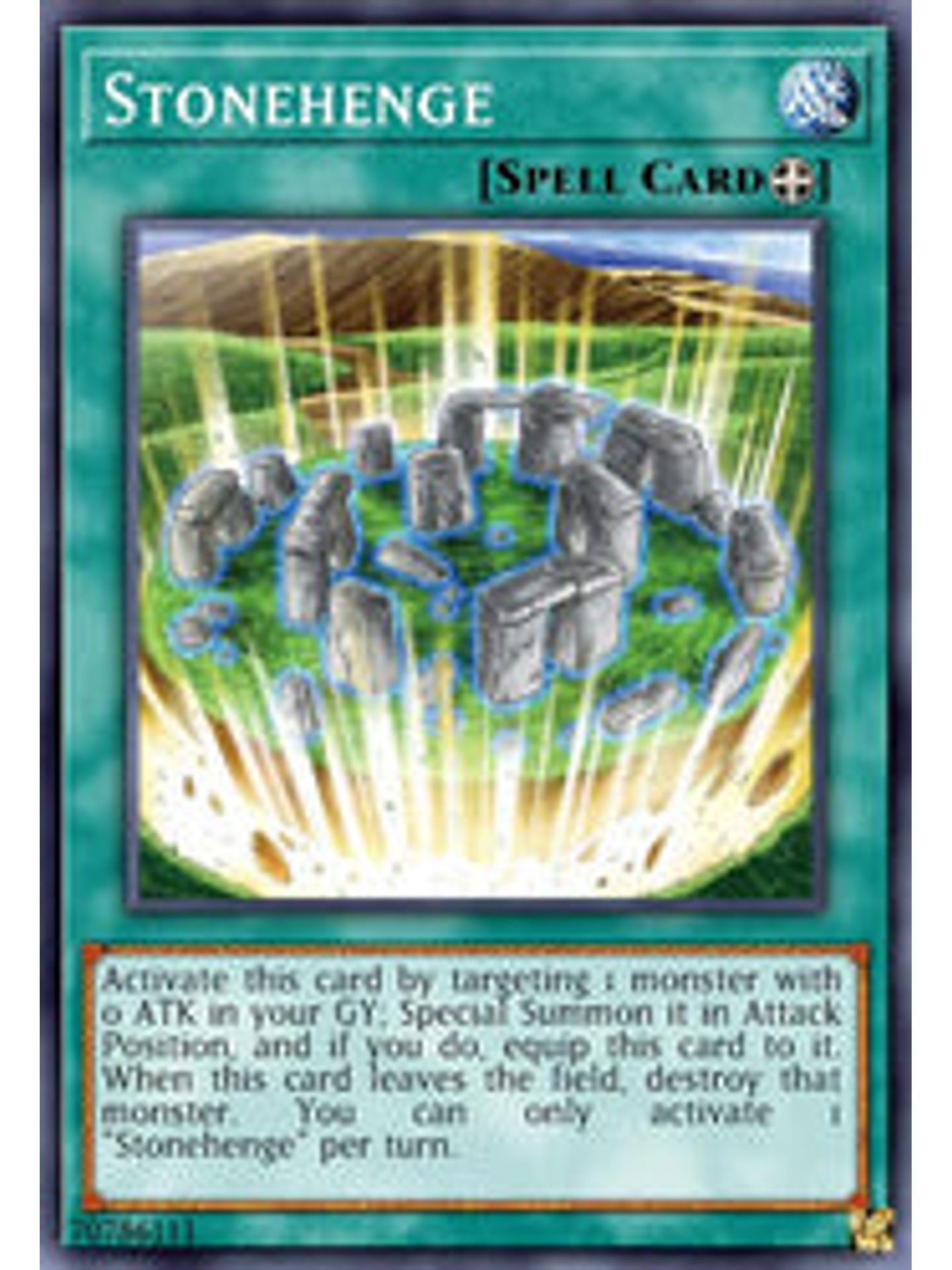 Stonehenge - BLCR-EN024 - Ultra Rare 1st Edition 1