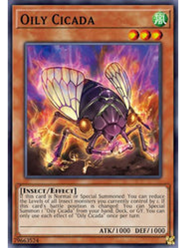 Oily Cicada - BLCR-EN027 - Ultra Rare 1st Edition 1
