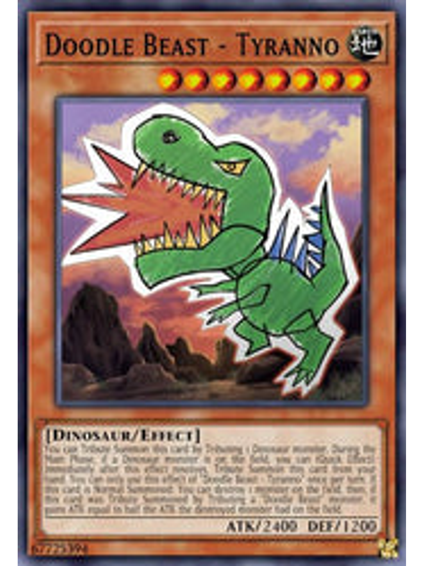 Doodle Beast - Tyranno - BLCR-EN033 - Secret Rare 1st Edition 1