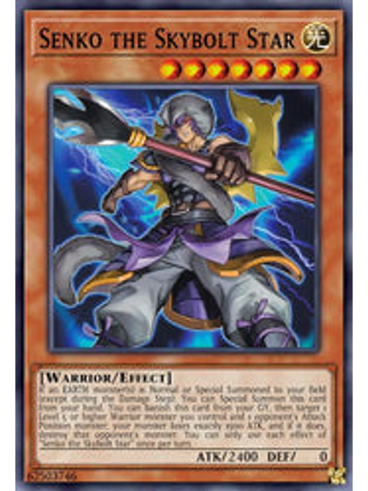Senko the Skybolt Star - BLCR-EN036 - Ultra Rare 1st Edition 1