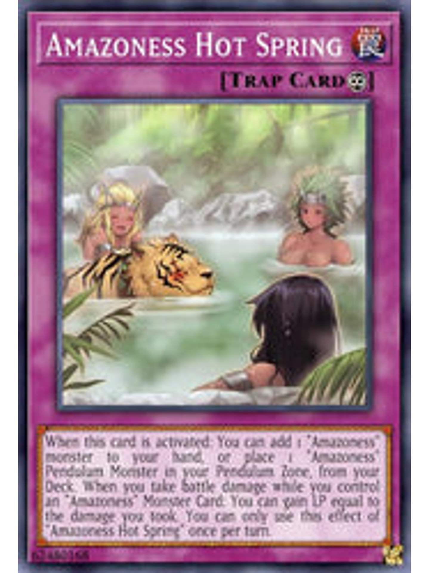 Amazoness Hot Spring - BLCR-EN039 - Ultra Rare 1st Edition 1