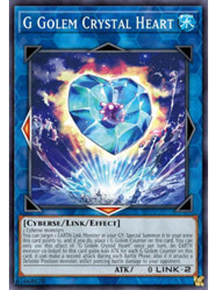 G Golem Crystal Heart - BLCR-EN042 - Ultra Rare 1st Edition 1