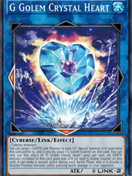 G Golem Crystal Heart - BLCR-EN042 - Ultra Rare 1st Edition