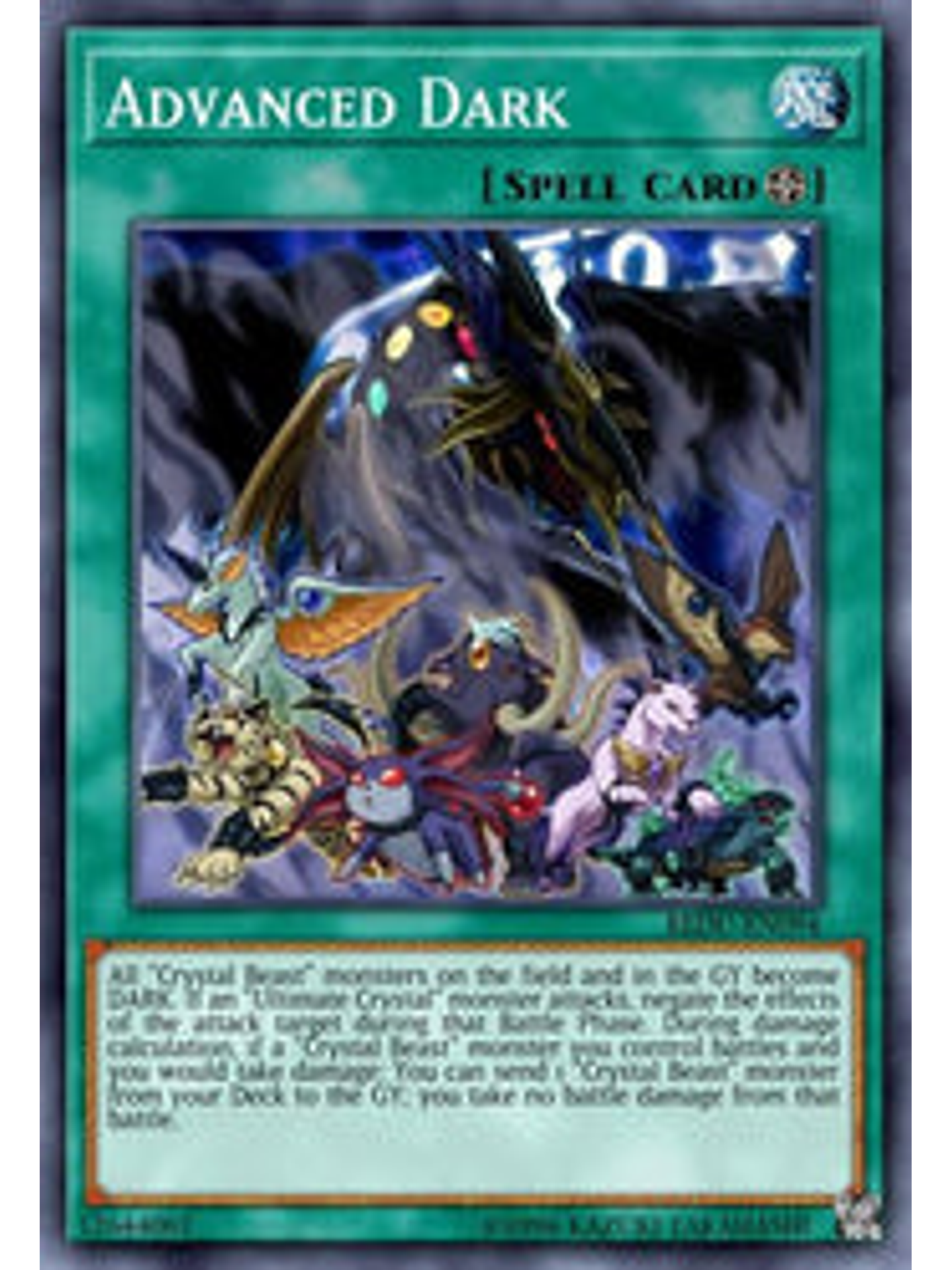 Advanced Dark - BLCR-EN054 - Ultra Rare 1st Edition 1