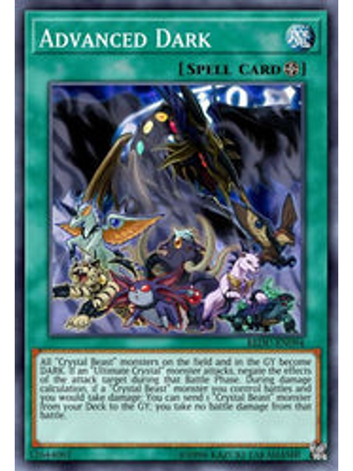 Advanced Dark - BLCR-EN054 - Ultra Rare 1st Edition 1