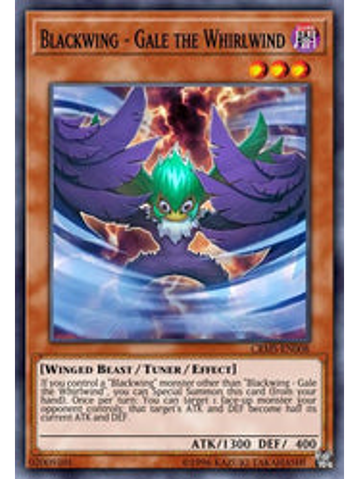 Blackwing - Gale the Whirlwind - BLCR-EN056 - Ultra Rare 1st Edition 1