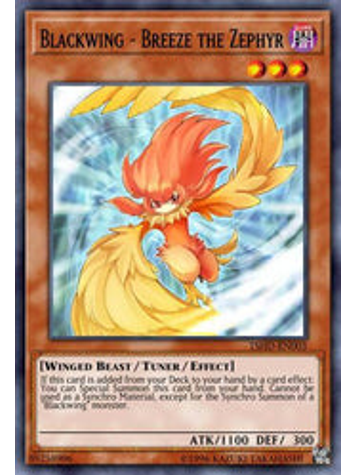 Blackwing - Breeze the Zephyr - BLCR-EN061 - Ultra Rare 1st Edition 1