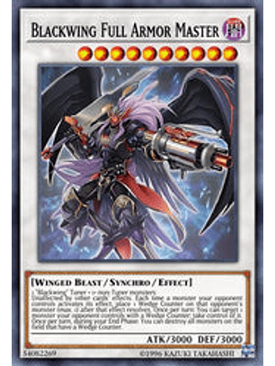 Blackwing Full Armor Master - BLCR-EN064 - Ultra Rare 1st Edition