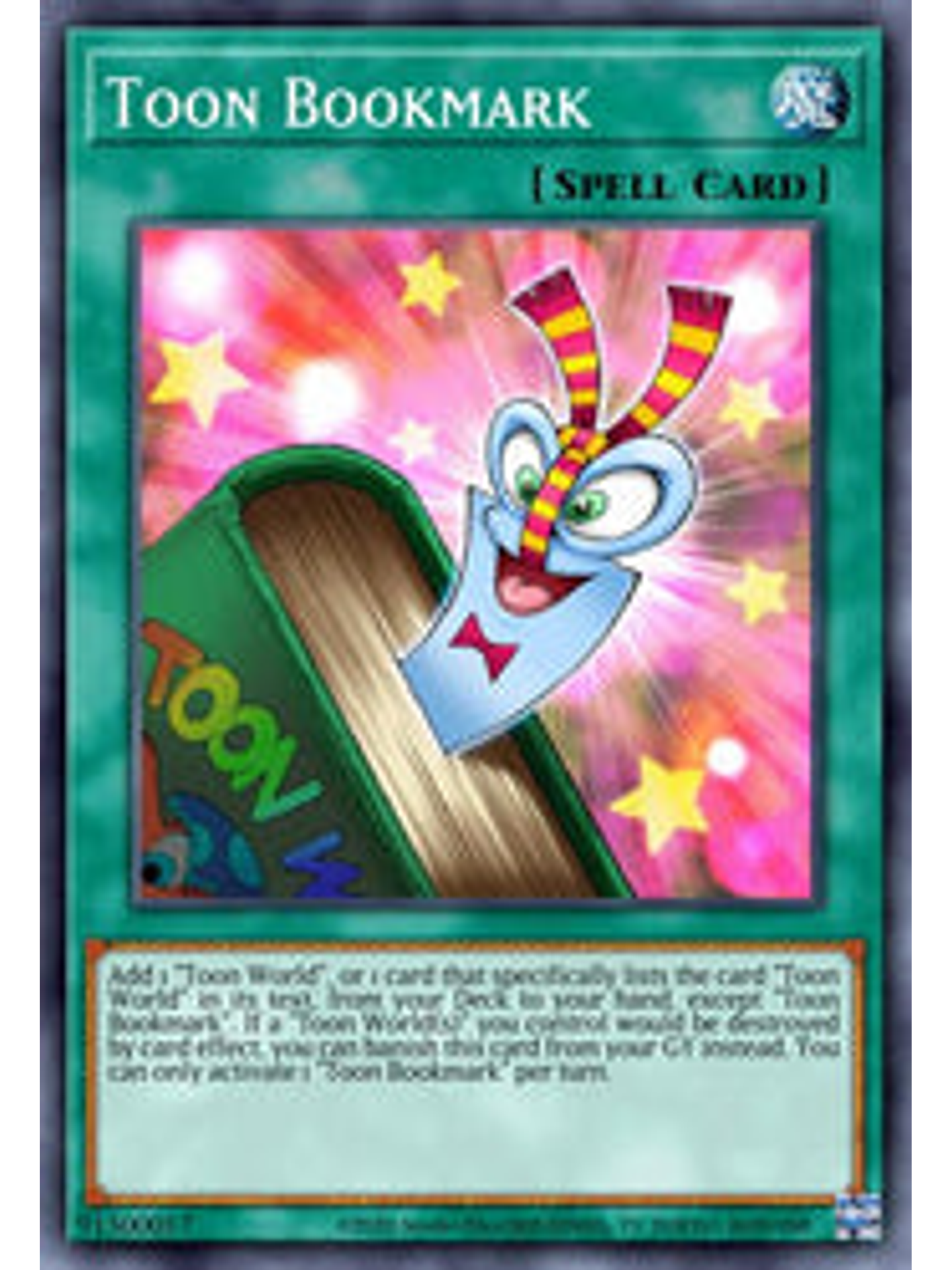 Toon Bookmark - BLCR-EN067 - Secret Rare 1st Edition 1
