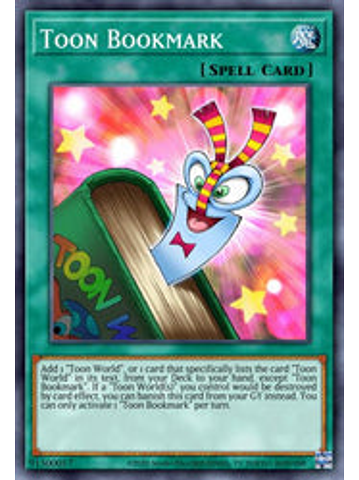 Toon Bookmark - BLCR-EN067 - Secret Rare 1st Edition 1