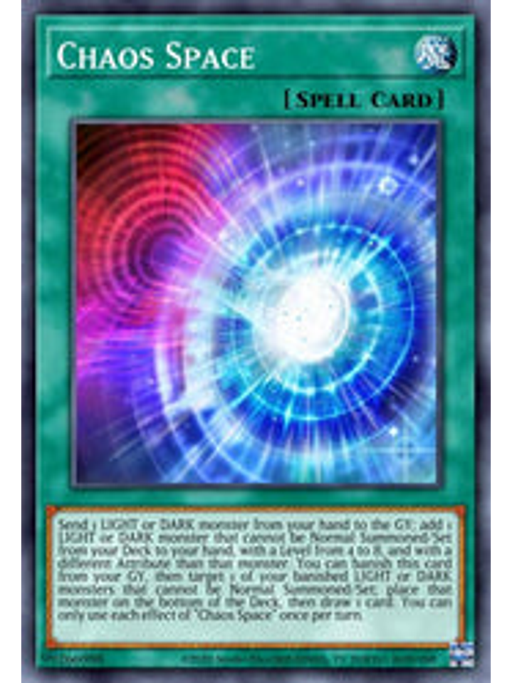 Chaos Space - BLCR-EN073 - Secret Rare 1st Edition 1
