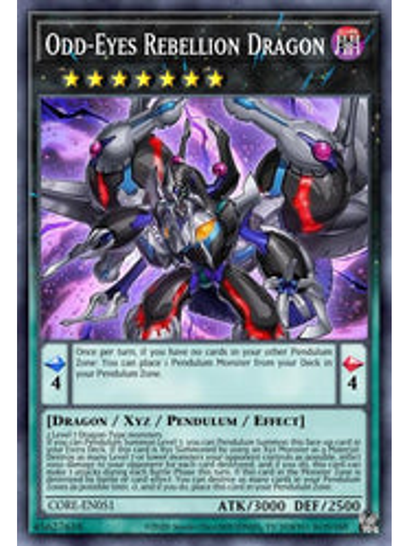 Odd-Eyes Rebellion Dragon - BLCR-EN076 - Ultra Rare 1st Edition 1