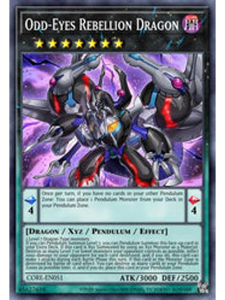 Odd-Eyes Rebellion Dragon - BLCR-EN076 - Ultra Rare 1st Edition 1