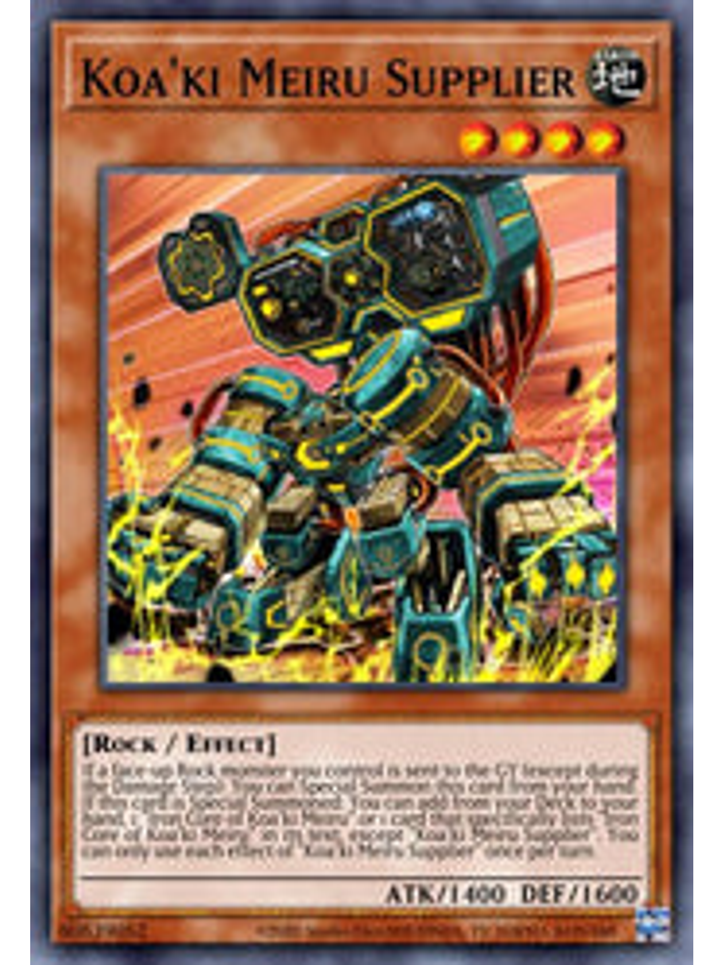Koa'ki Meiru Supplier - BLCR-EN080 - Secret Rare 1st Edition 1