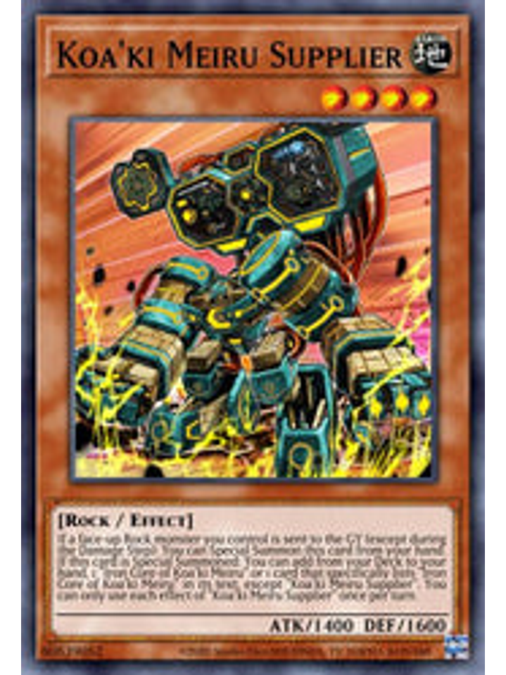 Koa'ki Meiru Supplier - BLCR-EN080 - Secret Rare 1st Edition 1