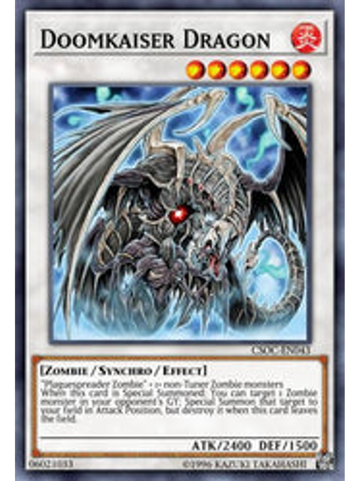 Doomkaiser Dragon - BLCR-EN081 - Secret Rare 1st Edition 1