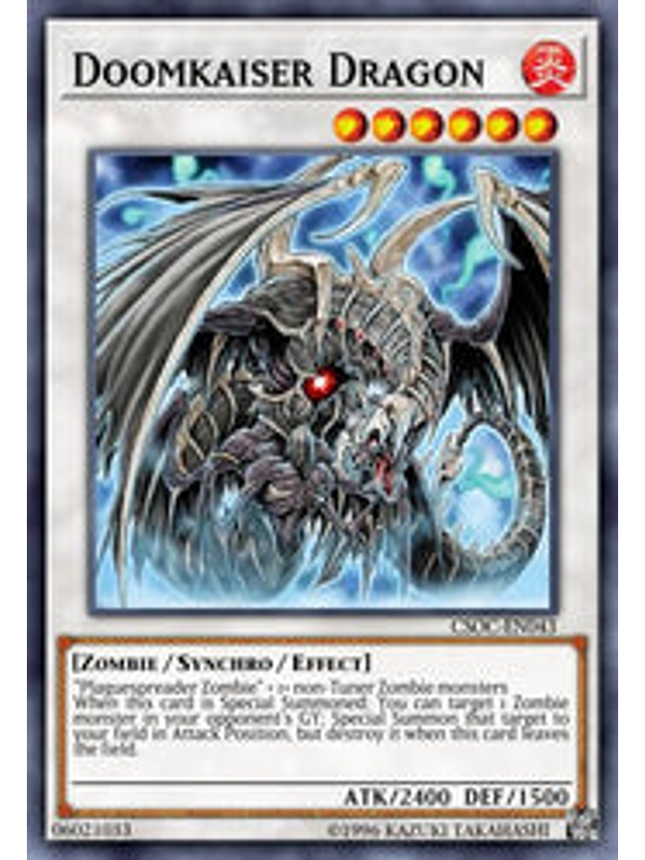 Doomkaiser Dragon - BLCR-EN081 - Secret Rare 1st Edition 1