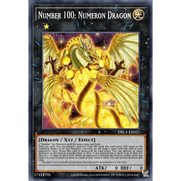Number 100: Numeron Dragon - BLCR-EN084 - Secret Rare 1st Edition