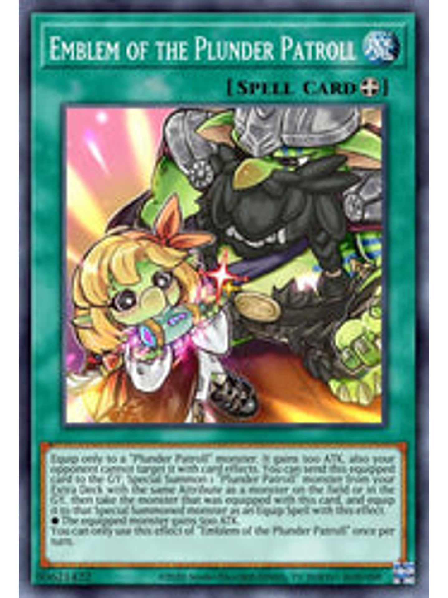 Emblem of the Plunder Patroll - BLCR-EN089 - Ultra Rare 1st Edition 1