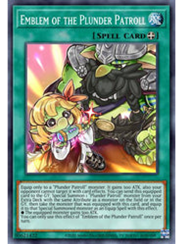 Emblem of the Plunder Patroll - BLCR-EN089 - Ultra Rare 1st Edition 1