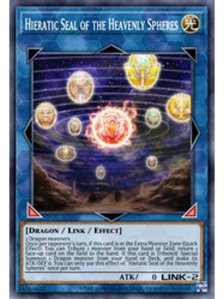 Hieratic Seal of the Heavenly Spheres - BLCR-EN090 - Ultra Rare 1st Edition 1