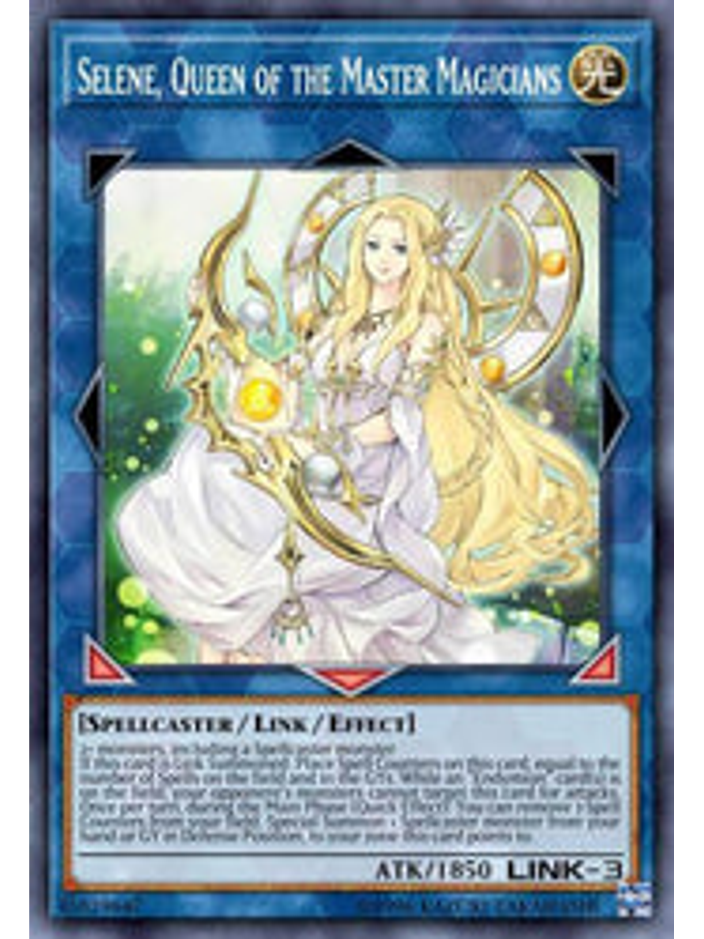 Selene, Queen of the Master Magicians - BLCR-EN092 - Secret Rare 1st Edition 1