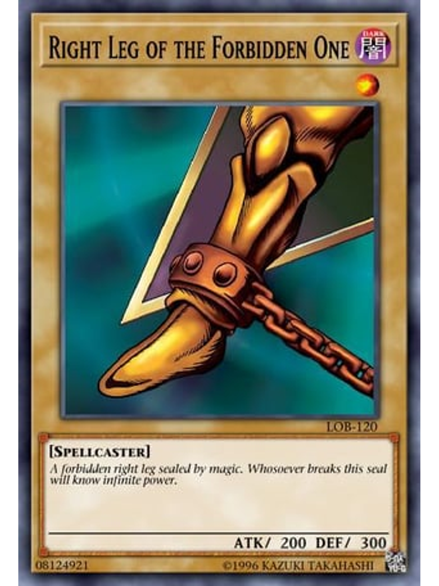 Right Leg of the Forbidden One - BLCR-EN102 - Starlight Rare 1st Edition 1