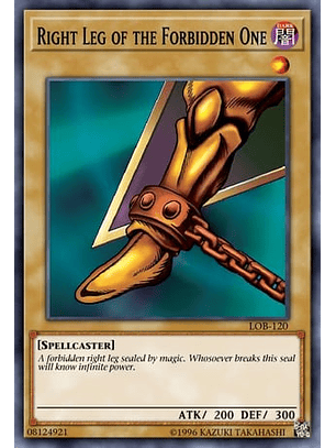 Right Leg of the Forbidden One - BLCR-EN102 - Starlight Rare 1st Edition