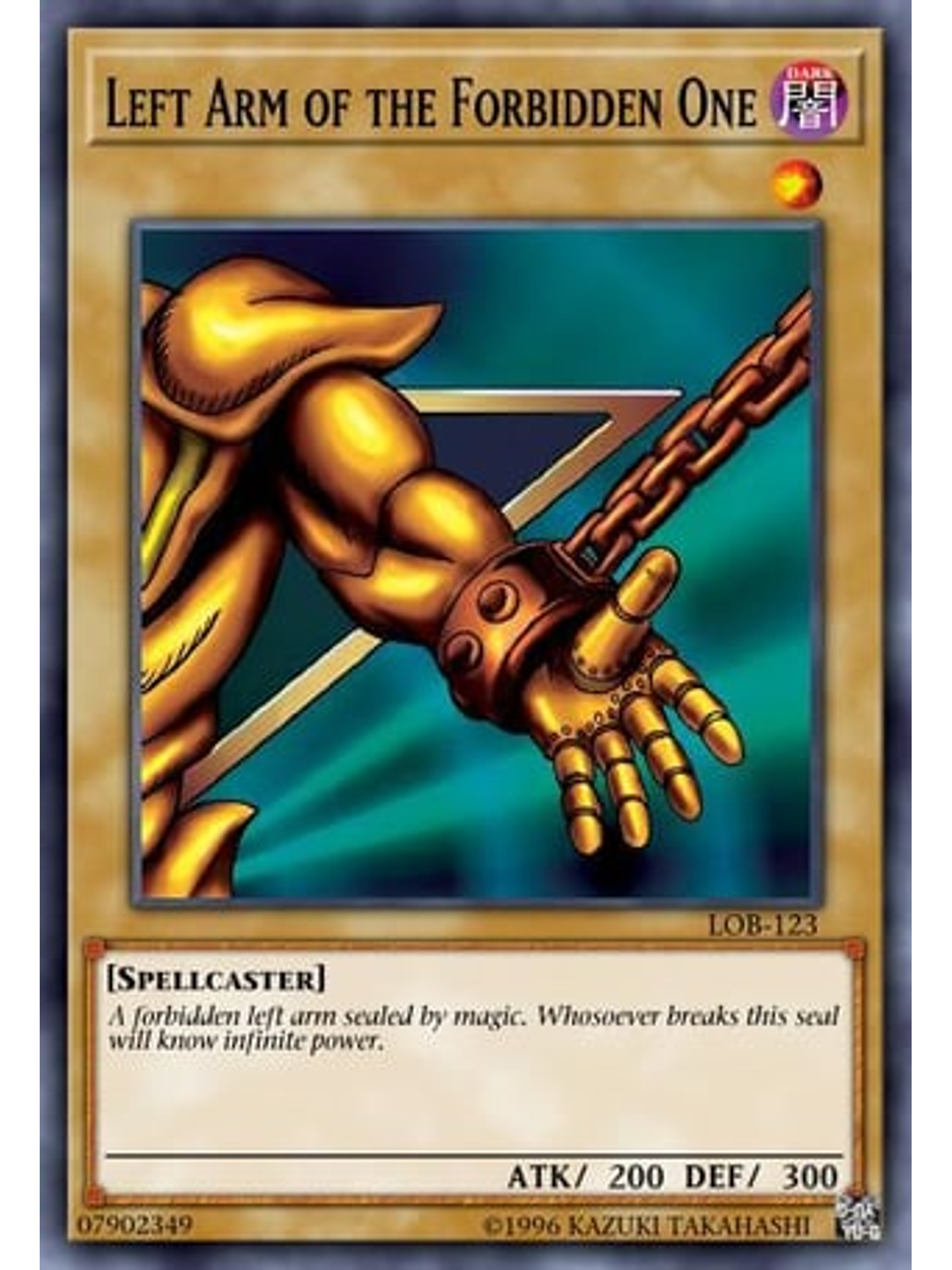 Left Arm of the Forbidden One - BLCR-EN105 - Starlight Rare 1st Edition 1