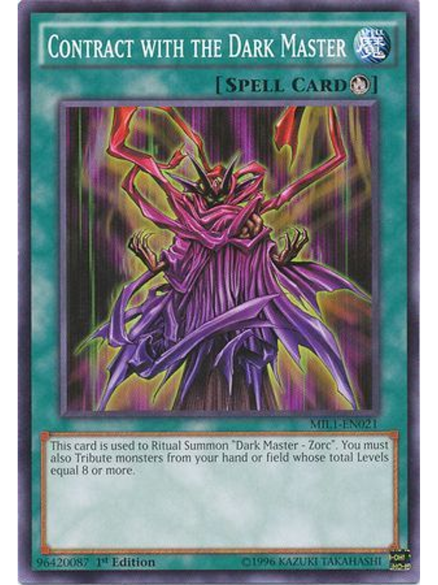 Contract With The Dark Master - mil1-en021 - Common 1st Edit 1