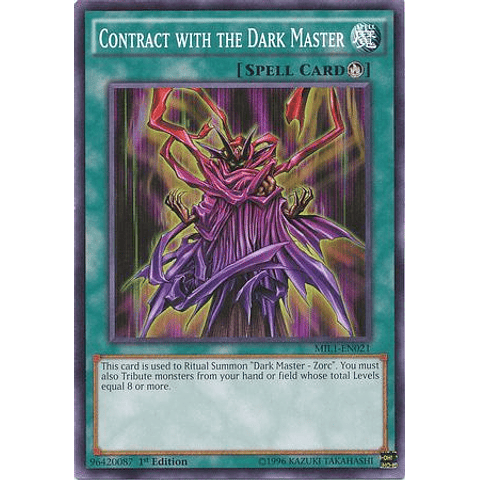 Contract With The Dark Master - mil1-en021 - Common 1st Edit