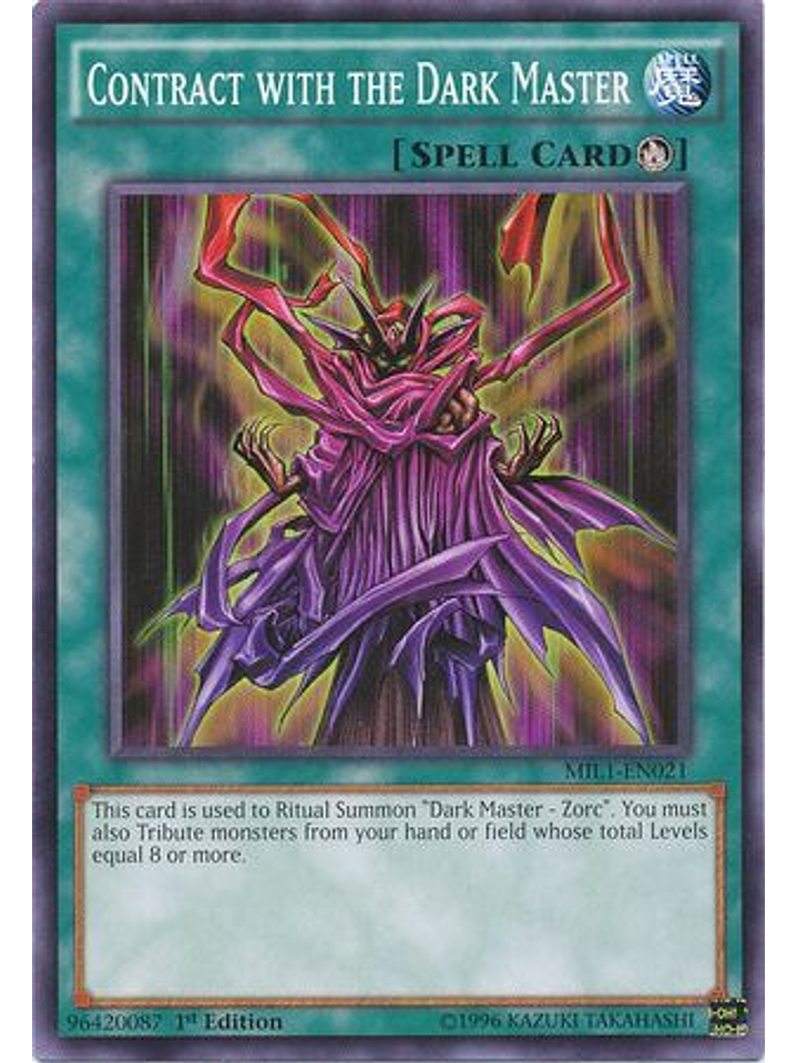 Contract With The Dark Master - mil1-en021 - Common 1st Edit 1
