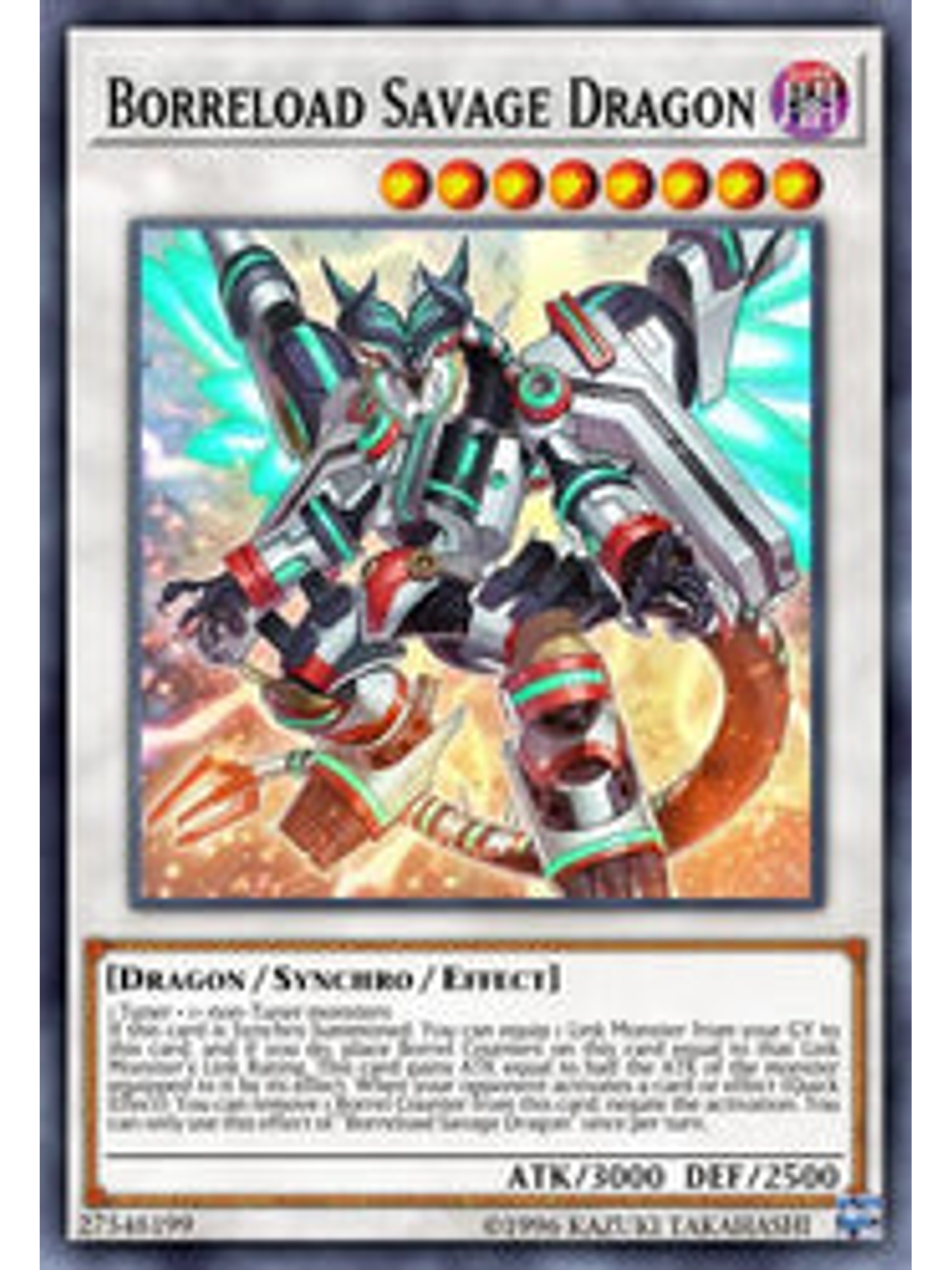 Borreload Savage Dragon - BLCR-EN083 - Starlight Rare 1st Edition 1