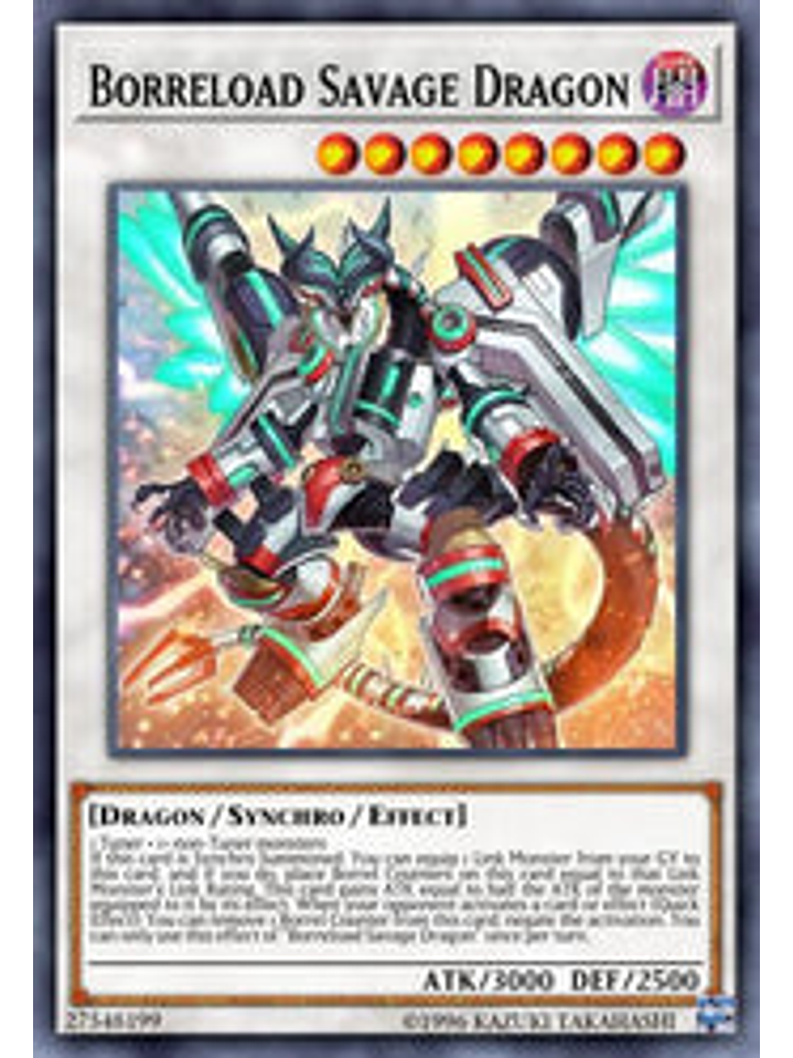 Borreload Savage Dragon - BLCR-EN083 - Starlight Rare 1st Edition 1