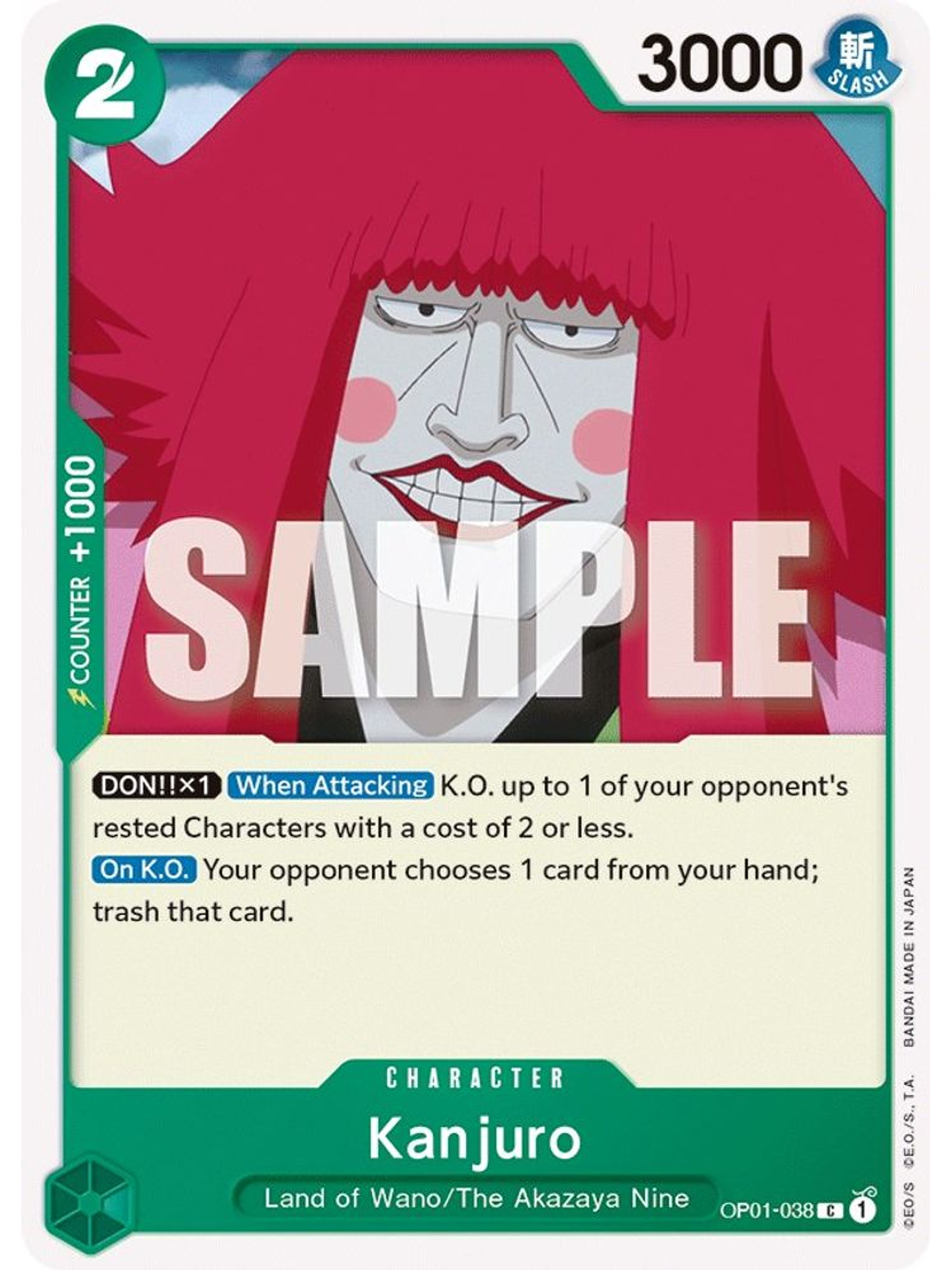 OP01-038 C Kanjuro 1