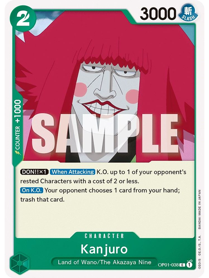 OP01-038 C Kanjuro 1