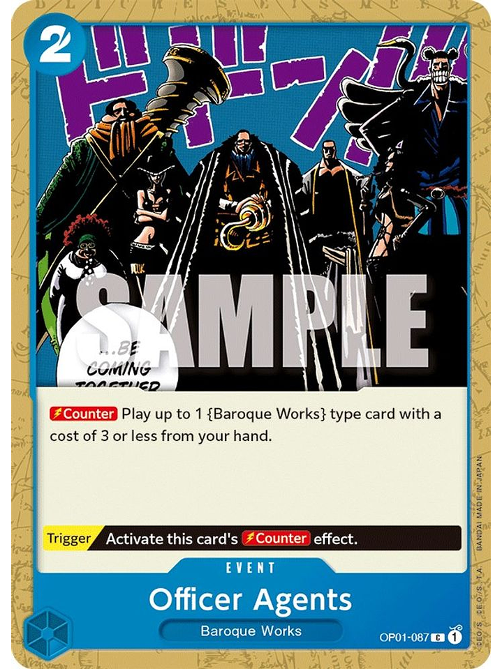 OP01-087 C Officer Agents 1