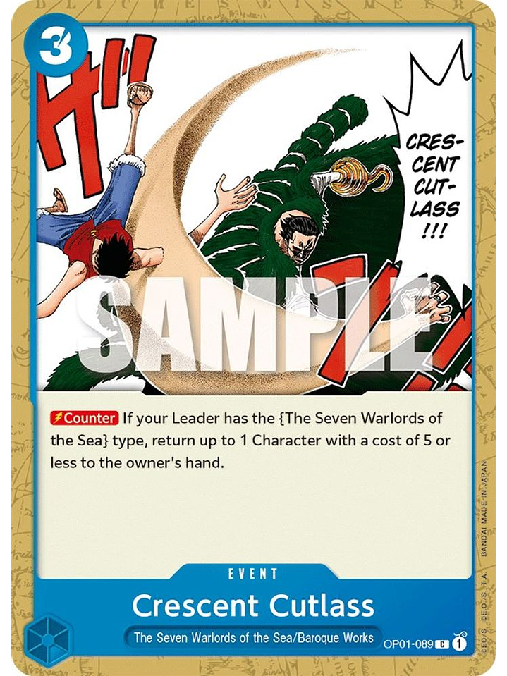 OP01-089 C Crescent Cutlass 1